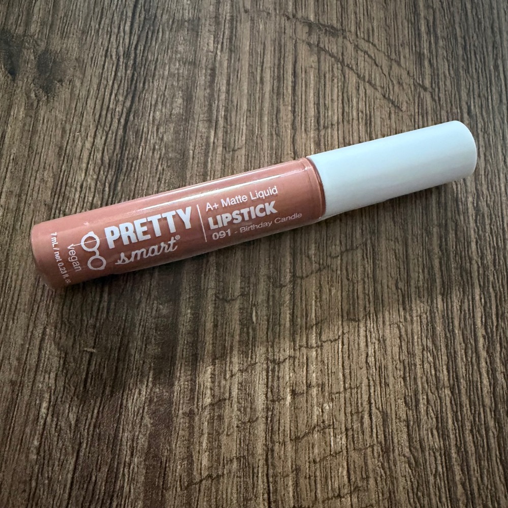 Pretty Smart Matte Liquid Lipstick 7ml 091 Birthday Candle Nude Vegan